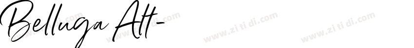 Belluga Alt字体转换